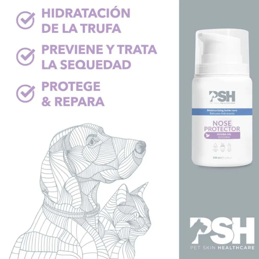 PSH Bálsamo Protetor Nasal para cães e gatos
