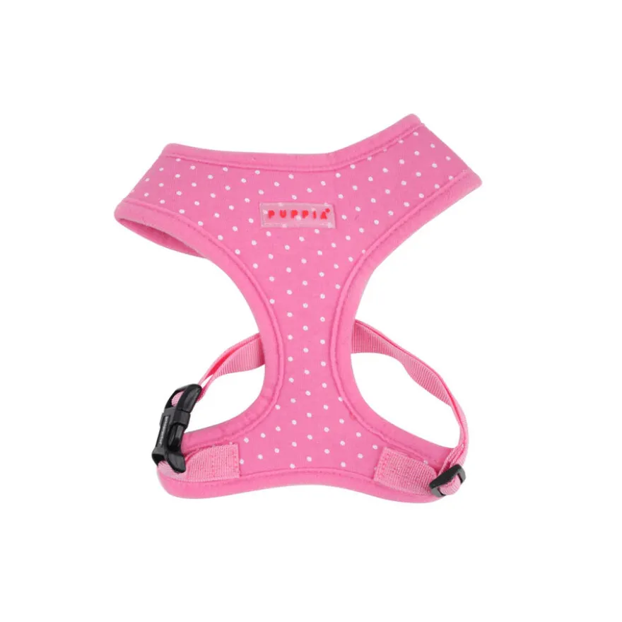Puppia Dotty Peitoral Rosa para cães
