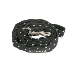 Puppia Dotty Trela Preta para cães