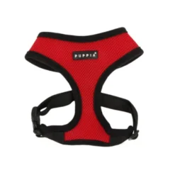 Puppia Soft Peitoral Vermelho para cães
