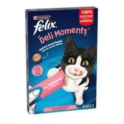 Purina Felix Deli Moments com Salmão Snack liquido para gatos