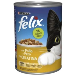 Purina Felix frango e pato lata para gatos
