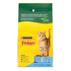 Purina Friskies Ração para Gato Adulto com Salmão e Legumes