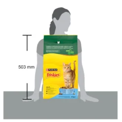 Purina Friskies Ração para Gato Adulto com Salmão e Legumes