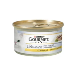 Purina Gourmet Diamant Frango lata em molho para gatos