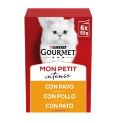 Purina Gourmet Mon Petit Seleção Aves com molho em saqueta para gatos