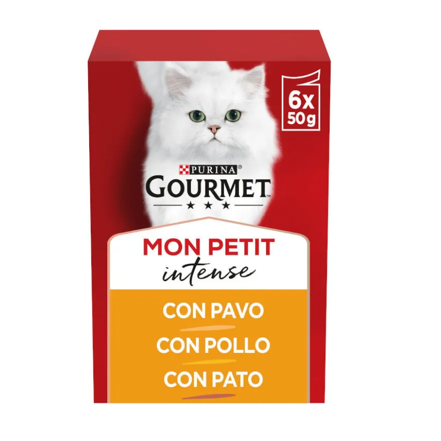 Purina Gourmet Mon Petit Seleção Aves com molho em saqueta para gatos