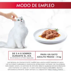 Purina Gourmet Mon Petit Seleção Carne com molho em saqueta para gatos