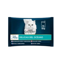 Purina Gourmet Perle Láminas de Delicias do Oceano saquetas em molho para gatos