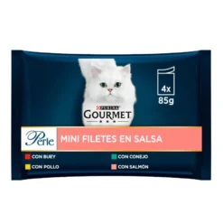 Purina Gourmet Perle Láminas saquetas em molho para gatos