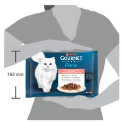 Purina Gourmet Perle Láminas saquetas em molho para gatos
