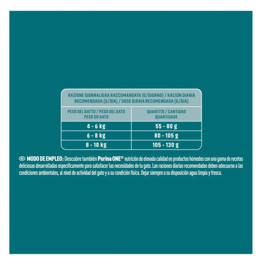 Purina ONE Adult Bifensis Esterilizado Frango ração para gatos