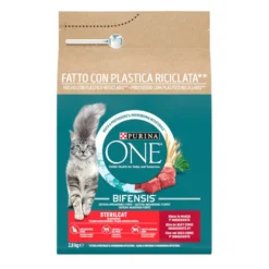 Purina ONE Adult Bifensis Esterilizado Vaca ração para gatos