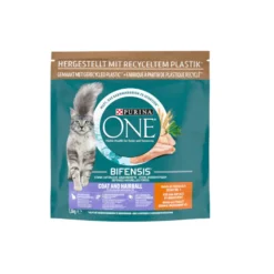Purina ONE Bifense Coat&Hairball Frango ração para gatos