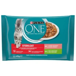 Purina One Esterilizado Saqueta em molho para gatos