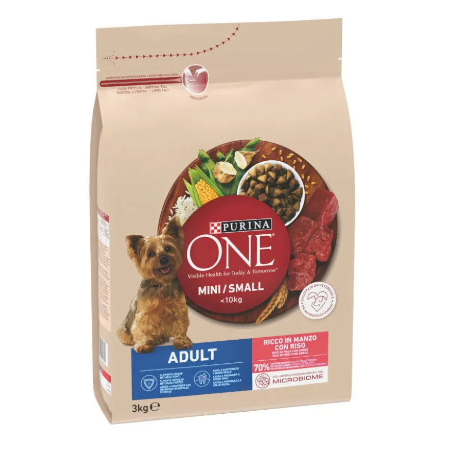 Purina One Mini Adult Bifensis Boi ração para cães