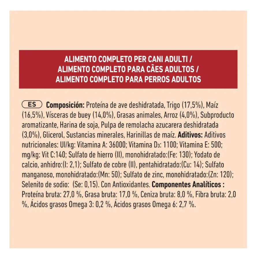 Purina One Mini Adult Bifensis Boi ração para cães