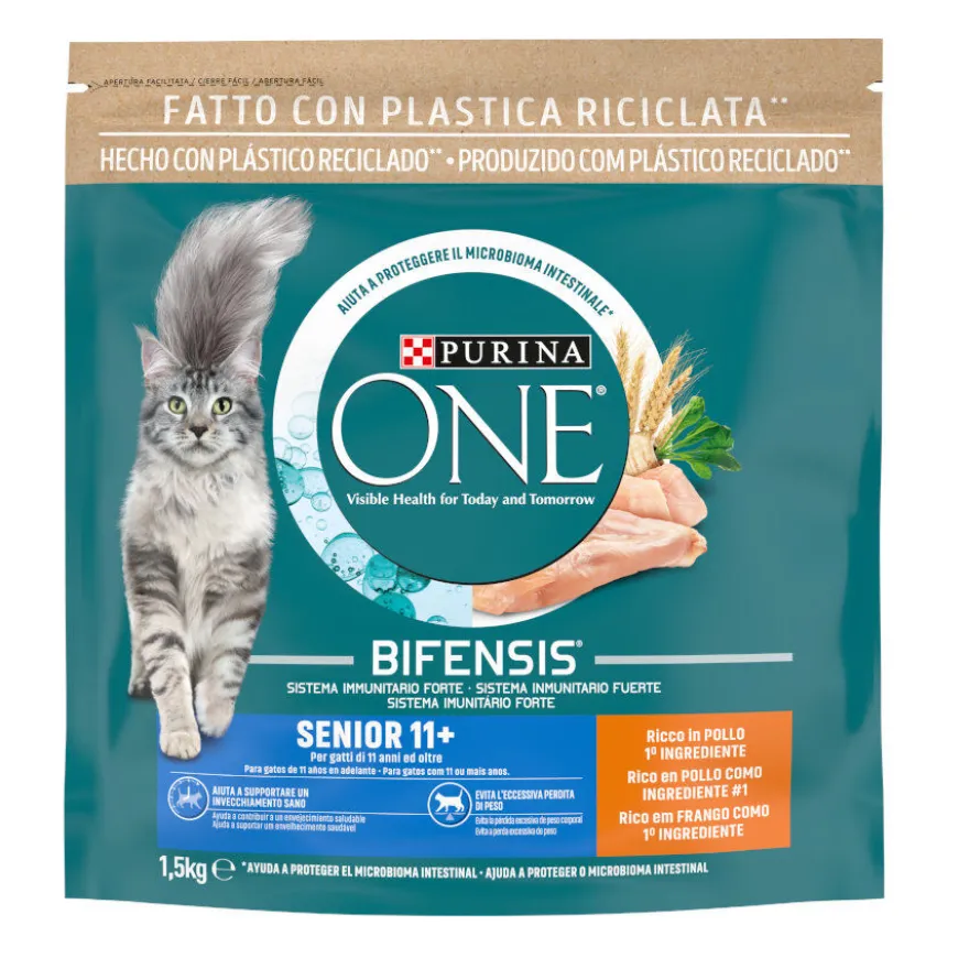 Purina One Senior 11+ Bifensis Frango ração para gatos