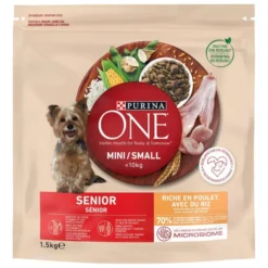 Purina One Senior 8+ Mini ração para cães
