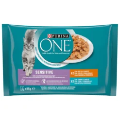 Purina One Wet Sensitive Saqueta em molho para gatos