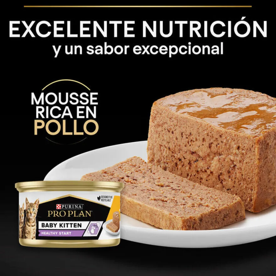 Purina Pro Plan Baby Kitten Mousse lata