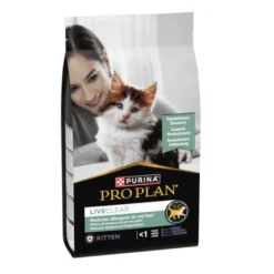 Purina Pro Plan Live Clear Kitten menos 1 ano Peru Ração para gatos