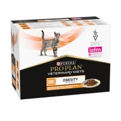 Purina Pro Plan Veterinary Diets Obesity Alimento húmido de frango em saqueta para gatos