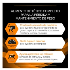 Purina Pro Plan Veterinary Diets Obesity Alimento húmido de frango em saqueta para gatos