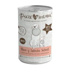 Puromenu Lata de peru e salmão Bio para cães