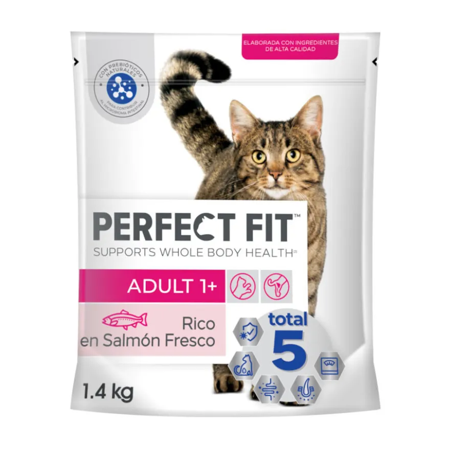 Ração para gatos Perfect Fit Adulto 1+ Salmão Esterilizado