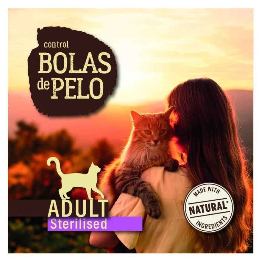 Ração para gatos True Origins Pure Adult esterilizada Hairball