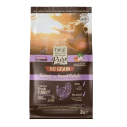 Ração para gatos True Origins Pure Adult esterilizada sem grãos de peru
