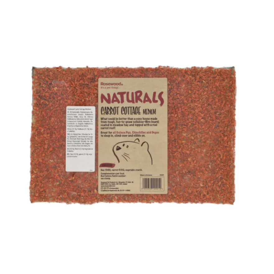 Rosewood Naturals Carrot Cottage Casota para Roedores