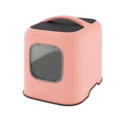Rotho Biala Eco Caixa de Areia Rosa para gatos