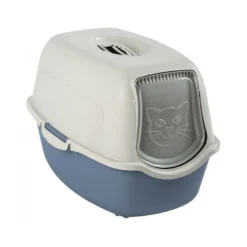 Rotho Eco Bailey Caixa de Areia Branca e Azul para gatos