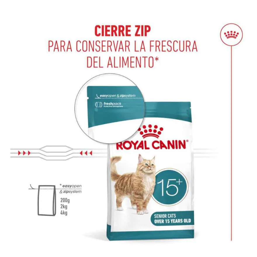 Royal Canin Ageing +15 Ração para gato sénior