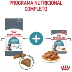 Royal Canin Hairball alimento húmido em molho saquetas para gatos
