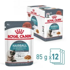 Royal Canin Hairball alimento húmido em molho saquetas para gatos