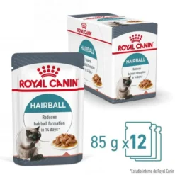 Royal Canin Hairball alimento húmido em molho saquetas para gatos