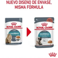 Royal Canin Hairball alimento húmido em molho saquetas para gatos