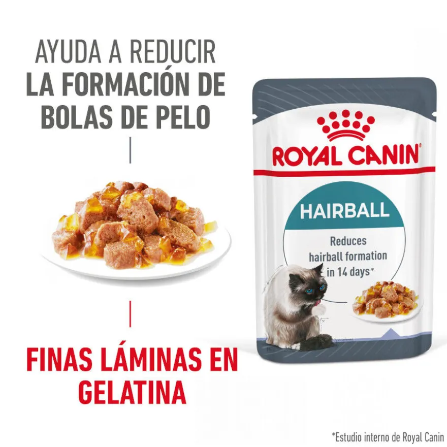 Royal Canin Hairball Care Saquetas em Gelatina para gatos