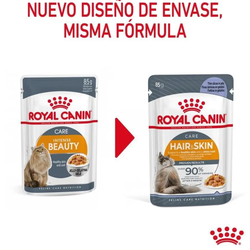 Royal Canin Intense Beauty Saquetas em Gelatina para gatos