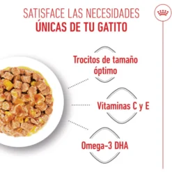 Royal Canin Kitten alimento húmido em gelatina saquetas para gatos