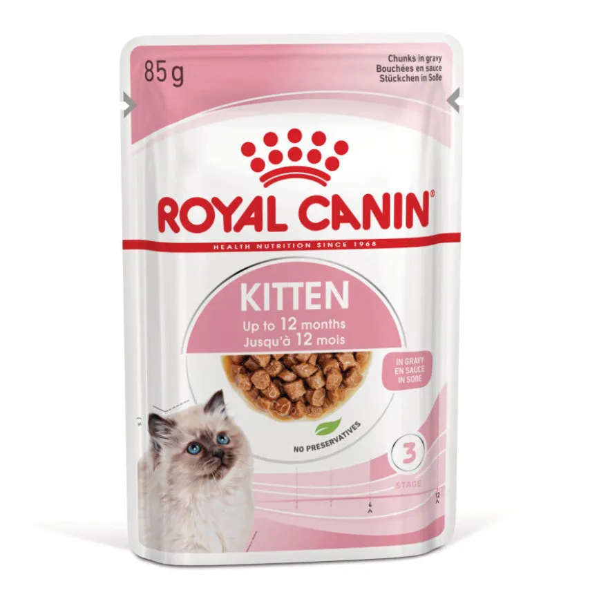 Royal Canin Kitten Alimento Húmido em molho para gatinhos