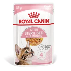 Royal Canin Kitten Sterilised Saquetas de Gelatina para gatinhos