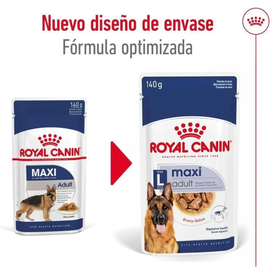 Royal Canin Maxi Adult Carne saquetas em molho para cães
