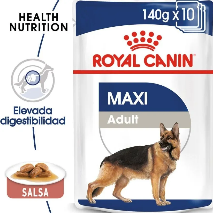 Royal Canin Maxi Adult Carne saquetas em molho para cães