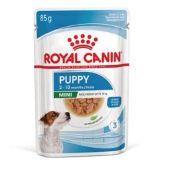 Royal Canin Mini Puppy alimento húmido em molho saquetas para cães