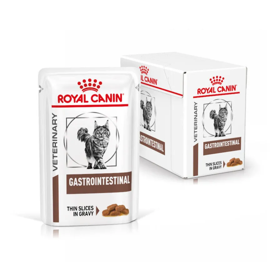 Royal Canin Veterinary Gastrointestinal saqueta em molho para gatos