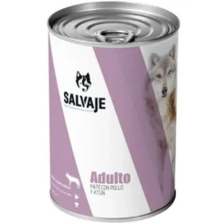 Salvaje Adulto Frango e Atum patê em lata para cães